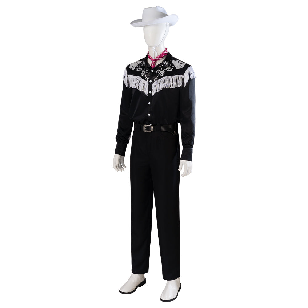 Costume de cosplay Ken du film B pour femme Halloween Carnival 2023 avec chapeau et ceinture par Halloweez