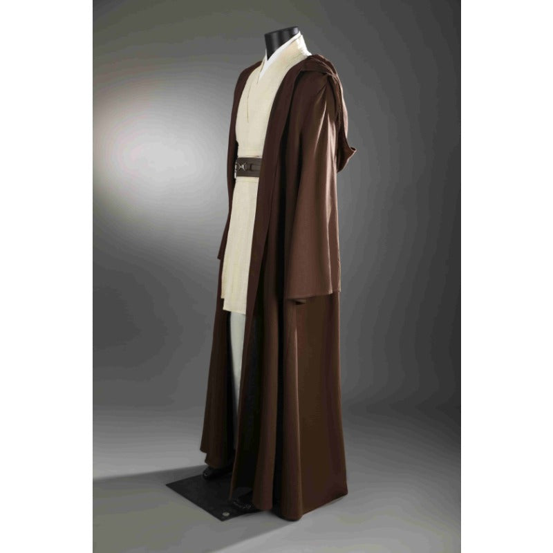 Halloweez Obi-Wan Kenobi Cosplay Costume - Full Set Including Robe and Cloak for Halloween - Halloweez