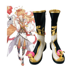 Food Fantasy Fortune Shrimp Cosplay Shoes Anime High Heels for Cosplay Events - Halloweez