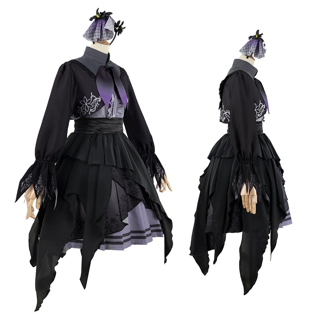 World Project PJSK Mafuyu Asahina Cosplay Costume Anime Dress Set for Women - Halloweez