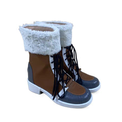 1650 Blue Archive Maki Natsume Camping Cosplay Shoes for Anime Conventions - Halloweez