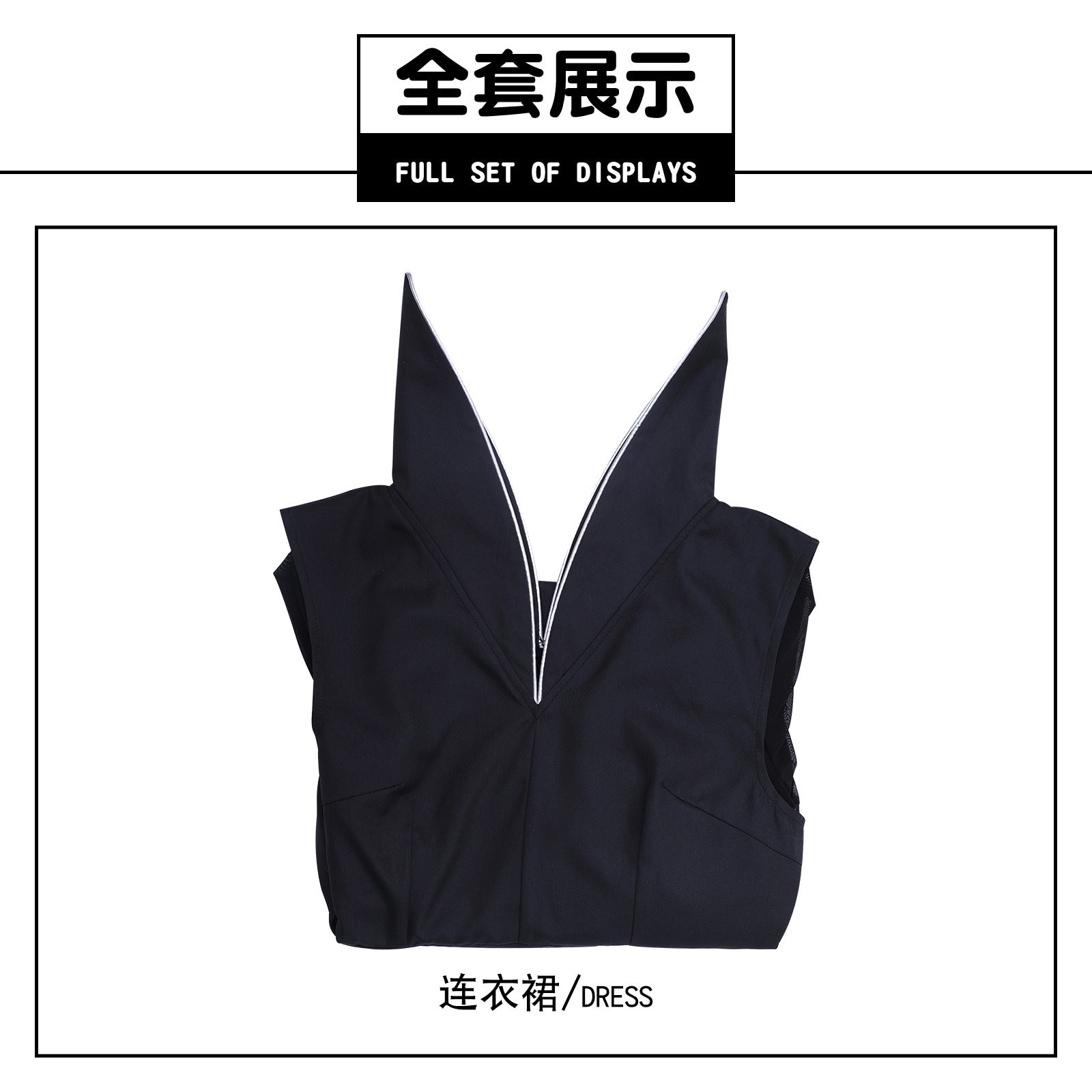 Wednesday Addams Cosplay Costume from The Addams Family TV Show - Halloweez