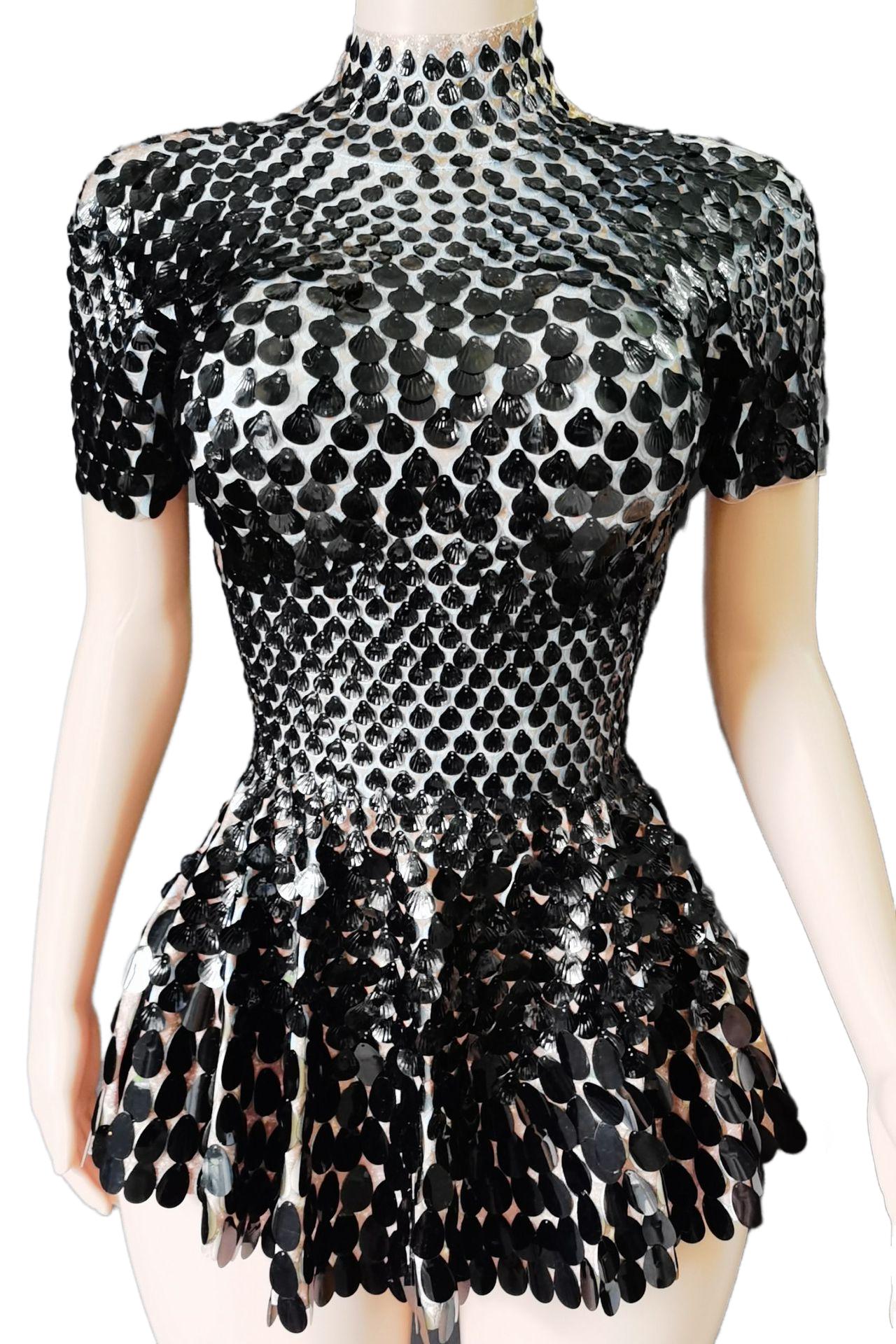 Novance Green Sequin Halter Neck Backless Mini Dress - Sexy Party Evening Dress for Women - Halloweez