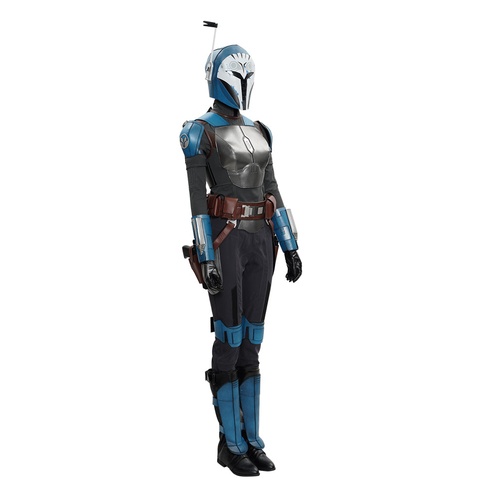 Disfraz de cosplay de Katan Kryze para mujer, inspirado en The Mandalorian