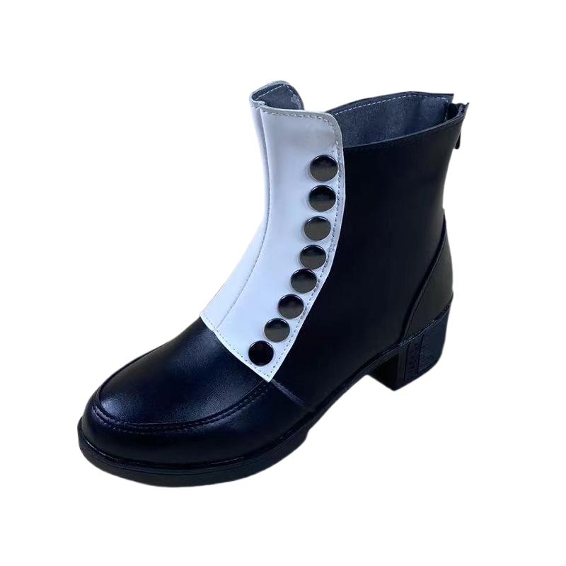 1805 Blue Archive Cosplay Shoes for Sero Hina Maid Outfit Anime Exhibition Performance - Halloweez