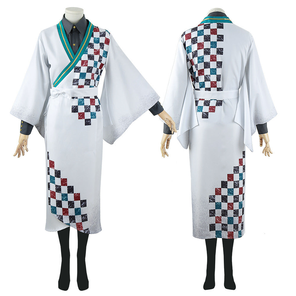 Rainbow Club VTuber Kaida Haru Kimono Cosplay Costume for Men and Women - Anime Clothing - Halloweez