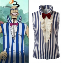 Crocodile One Piece Cosplay Vest, Custom Costume for Halloween & Comic Con
