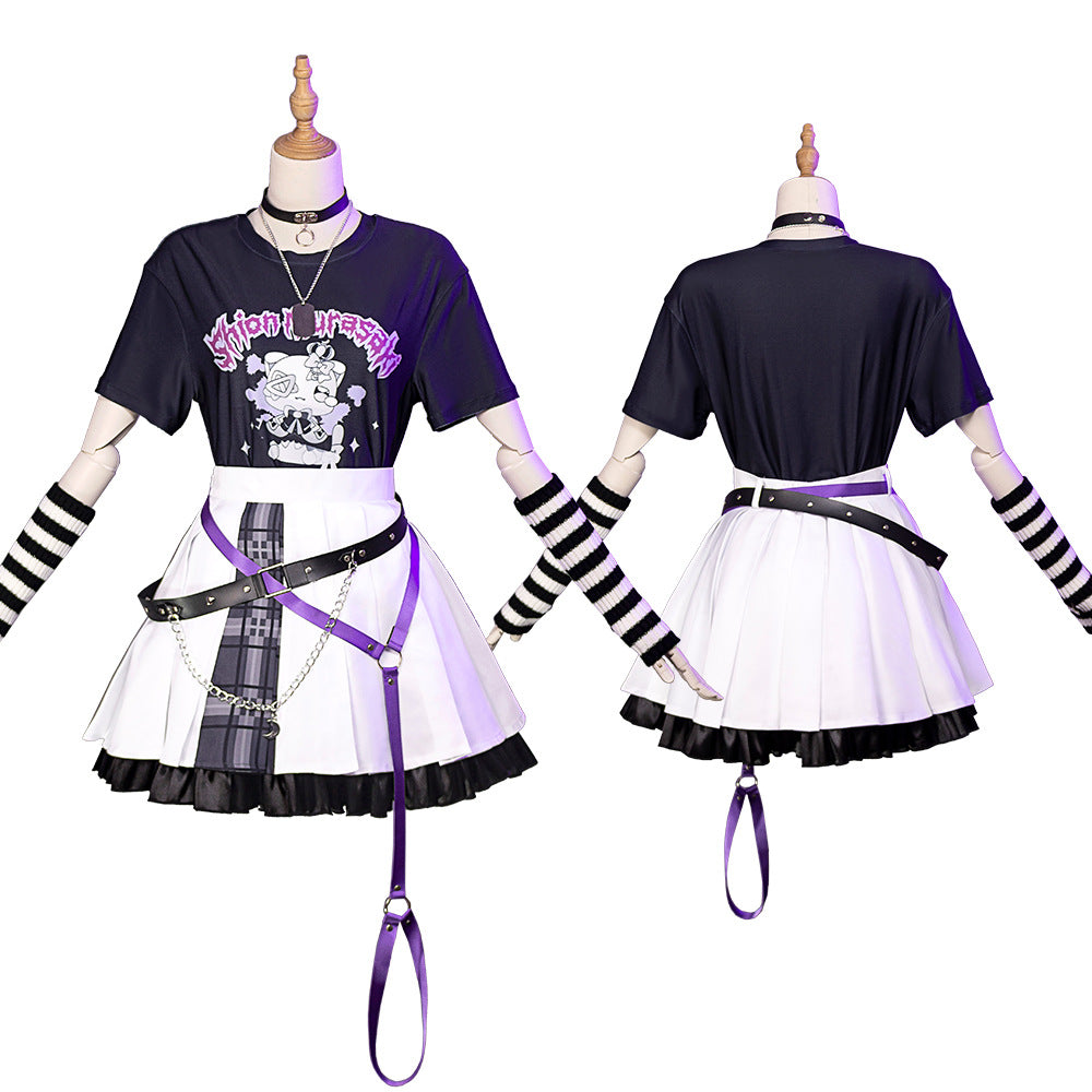 hololive vtuber Shion Murasaki E-sports Style Anime Cosplay Costume for Women - Halloweez