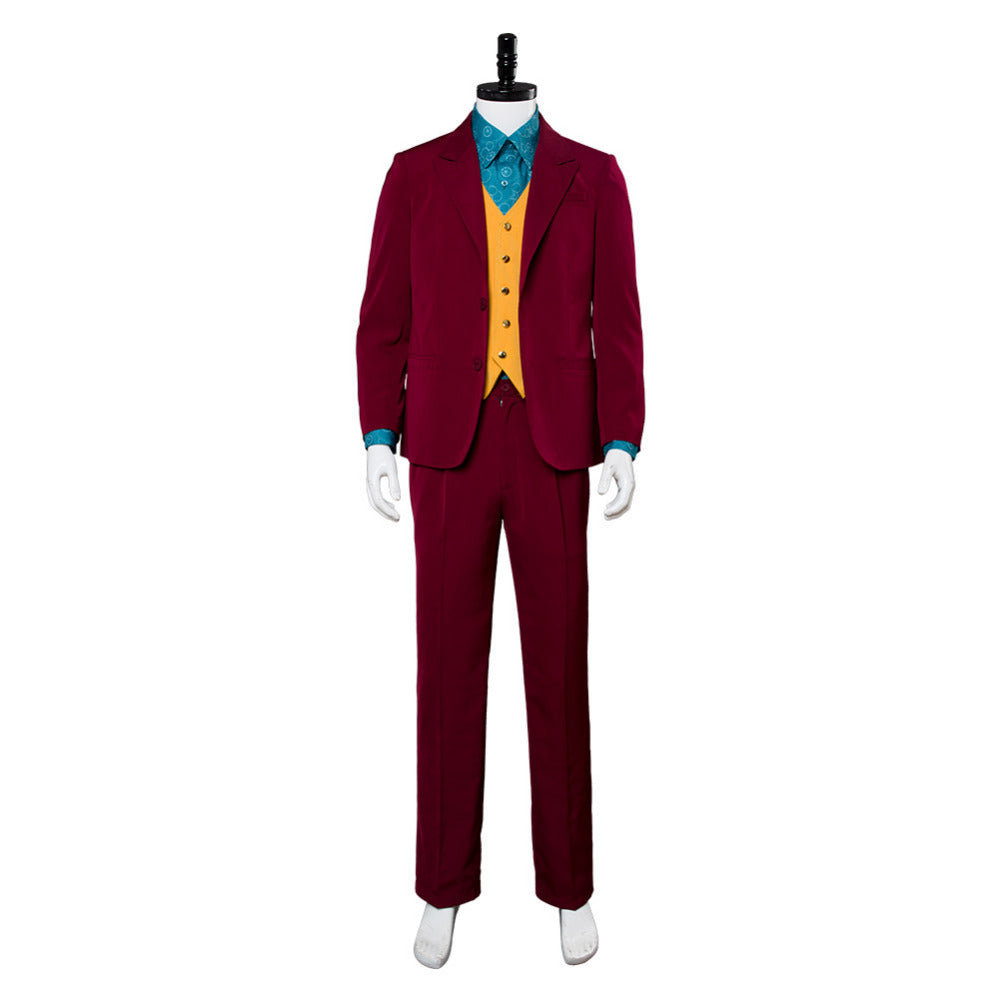 Joker Origin Full Set Cosplay Costume Men's Horror Suit - Arthur Fleck / Joker Outfit - Halloweez