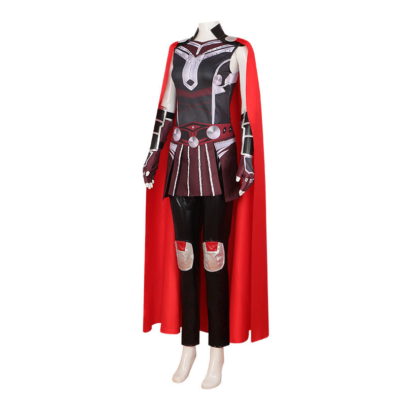 Thor: Love and Thunder Female Thor Cosplay Costume - Mighty Thor Jane Foster Full Set for Halloween - Halloweez