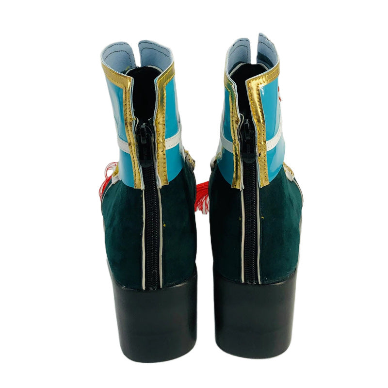 Little Zombie Lolita Cosplay Shoes for Anime Conventions and Performances - Halloweez