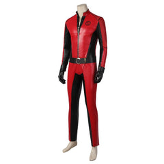 Embrace Your Inner Hero with The Umbrella Academy Ben Cosplay Costume - Red Leather Suit for Halloween