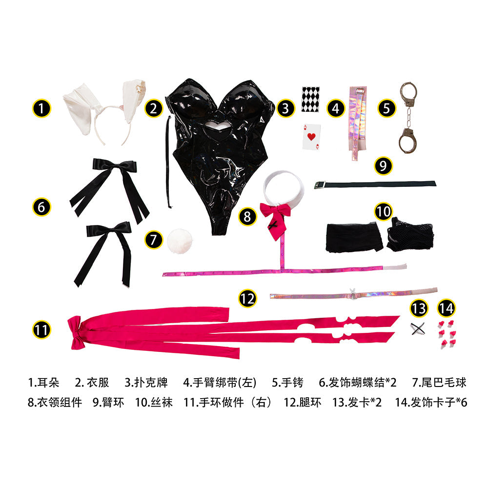 Hatsune Miku Rabbit Hole Cosplay Costume - Halloweez Exclusive - Halloweez