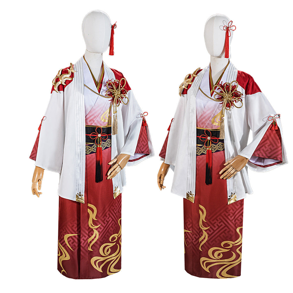 Virtual Idol VTuber Kaede Kaito 2D Cos Anime Game Costume Set - High Quality Cosplay Outfit - Halloweez