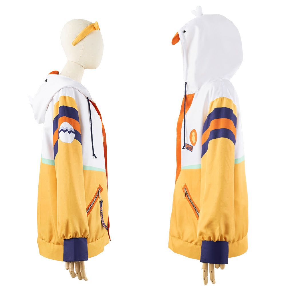 Virtual Idol VTuber Anchor 486 Subaru Homewear Anime Cosplay Costume Set - Halloweez