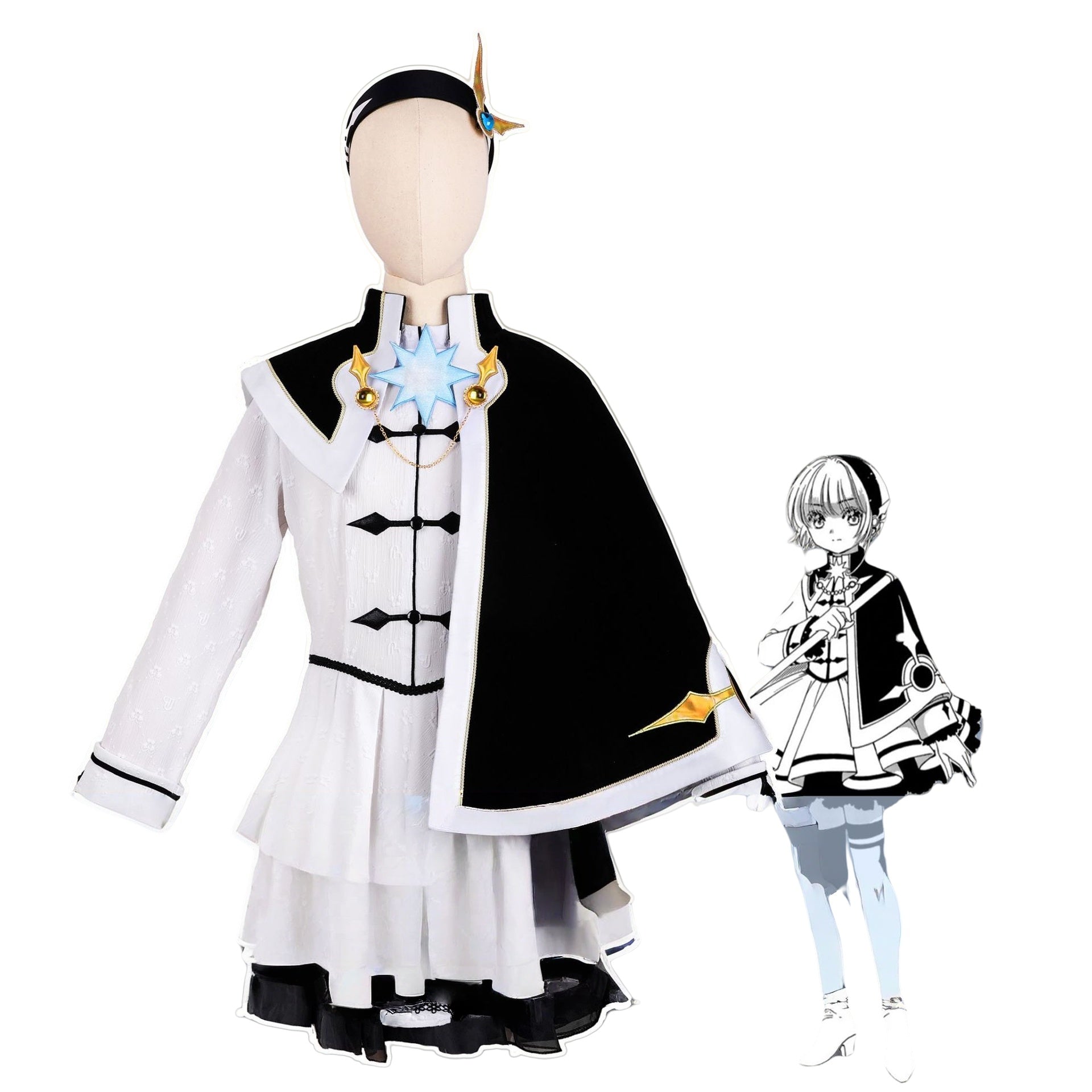 Cardcaptor Sakura Cosplay Costume - Sakura Kinomoto & Syaoran Li Outfit for Anime Fans - Halloweez