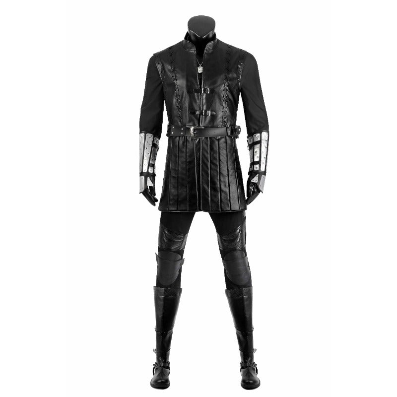 Halloweez Geralt Cosplay Costume - Men's Witcher 3: Wild Hunt Coat, Pants & Shirt Halloween Outfit