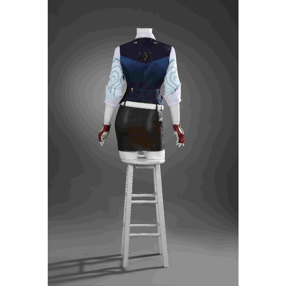 Valorant Genderbent Chamber Cosplay Costume Full Set | Stylish Female Chambourne Outfit - Halloweez