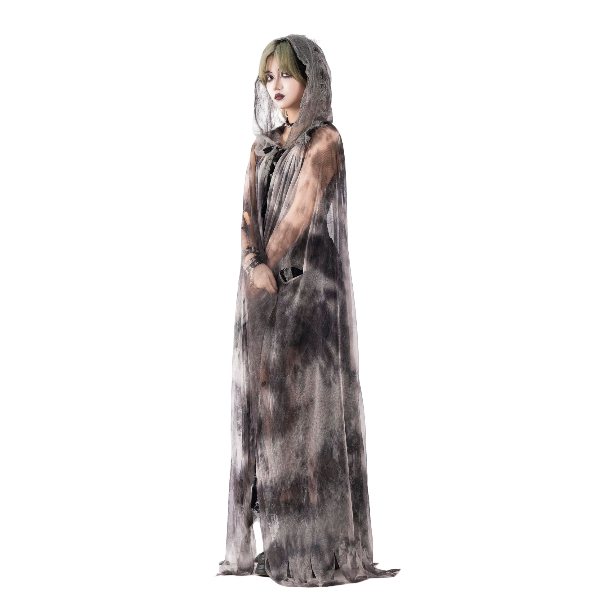 Custom Dedicated Link Halloween Horror New Tie-Dye Wizard Robe Cloak COS Costume Prop - Halloweez