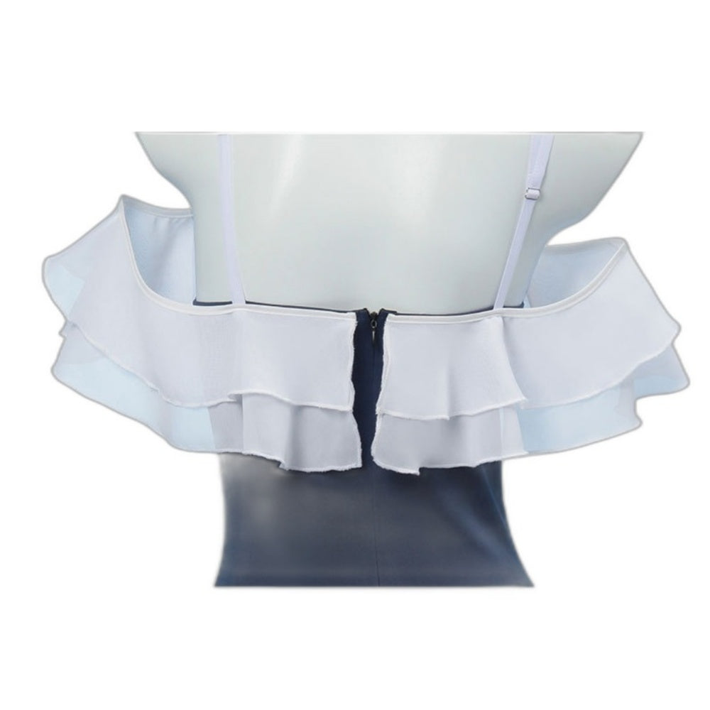 Blue Archive Tsukiyuki Miyako One-piece Swimsuit Cosplay Costume 2D Game Character Outfit - Halloweez