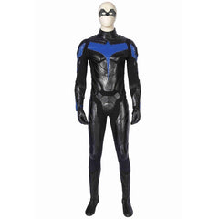 Disfraz de Cosplay de cuero PU de Nightwing para Halloween para un estilo de fiesta y Halloween inigualable