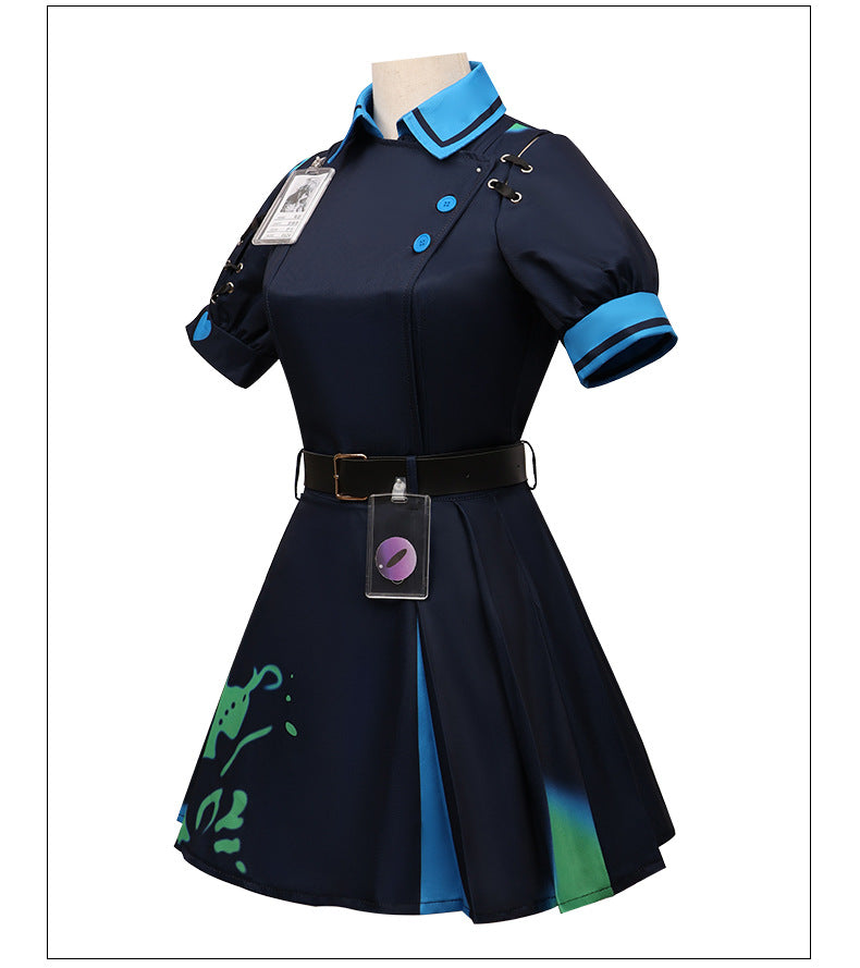 Eggy Party Nurse Hearth Cosplay Costume for Women and Kids - Anime Game Character Outfit - Halloweez