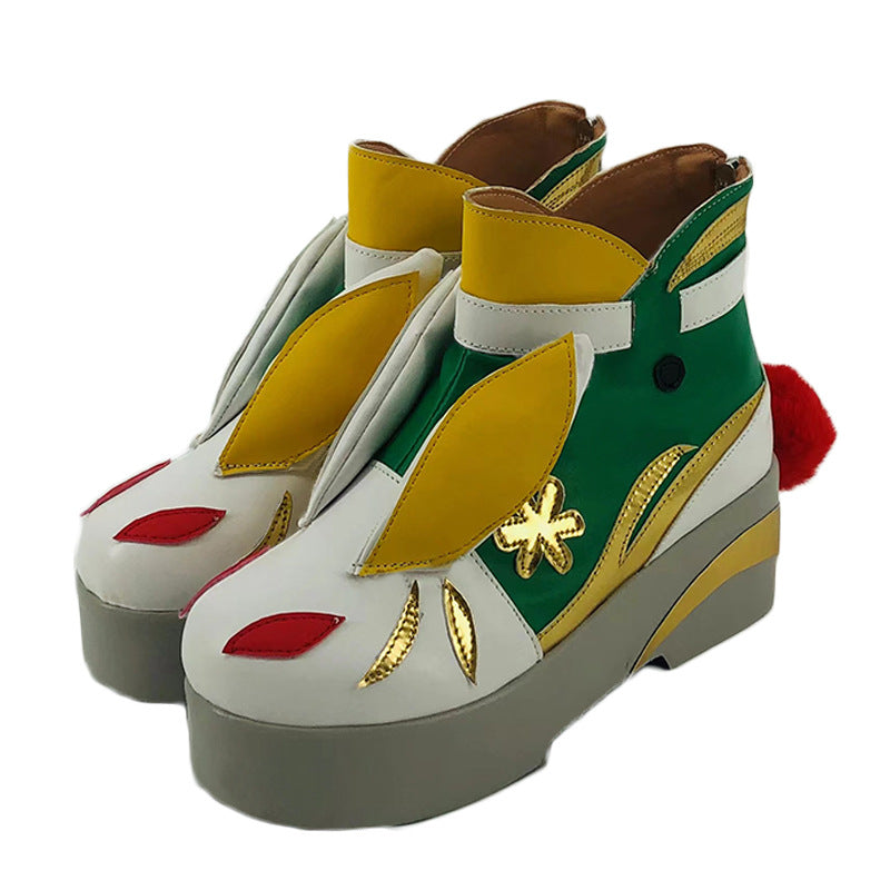 Honor of Kings Shen Mengxi Mooncake Thoughts Cosplay Shoes for Game Lovers - Halloweez