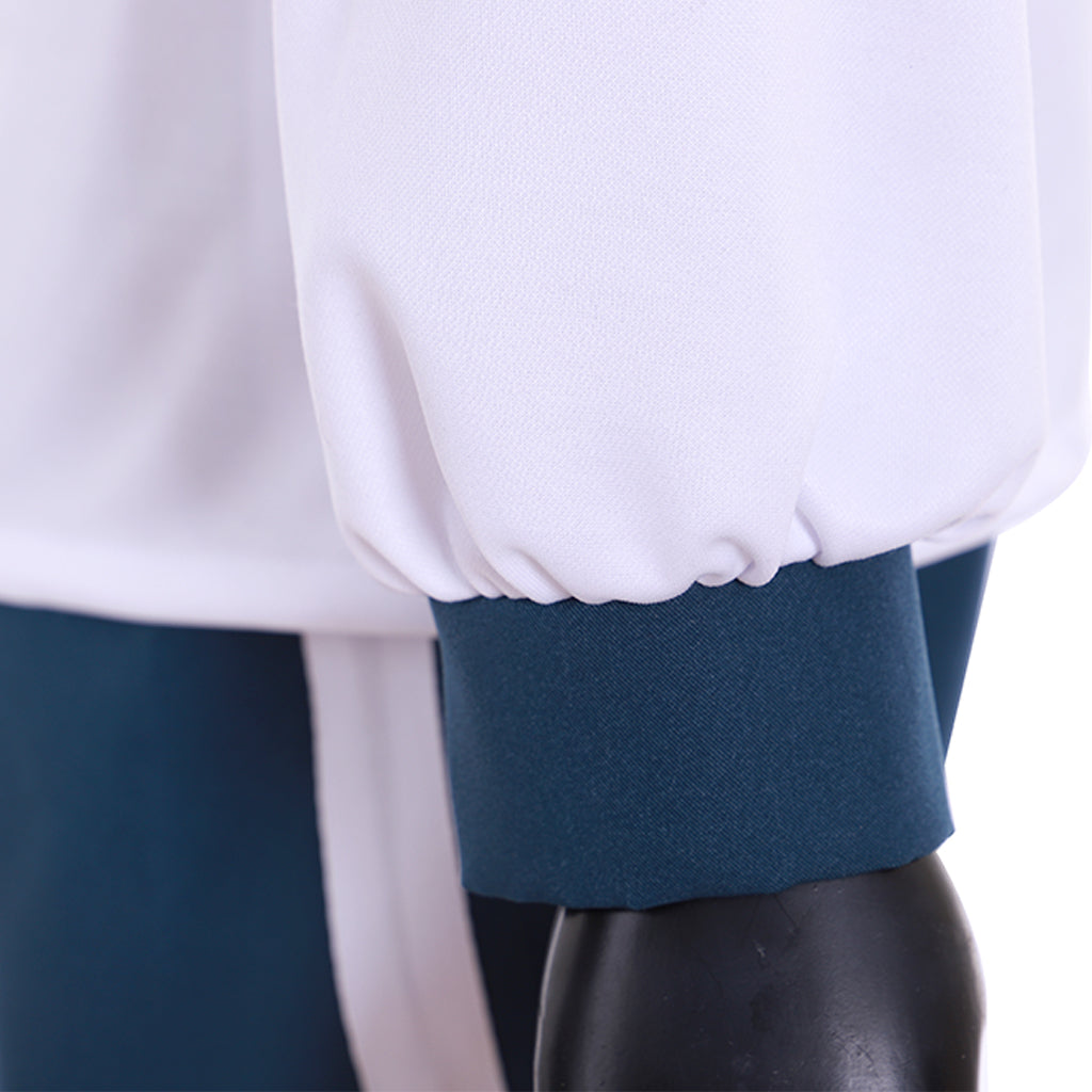 Halloweez Shirou Fubuki Cosplay Outfit - White Love Academy Soccer Uniform for Summer