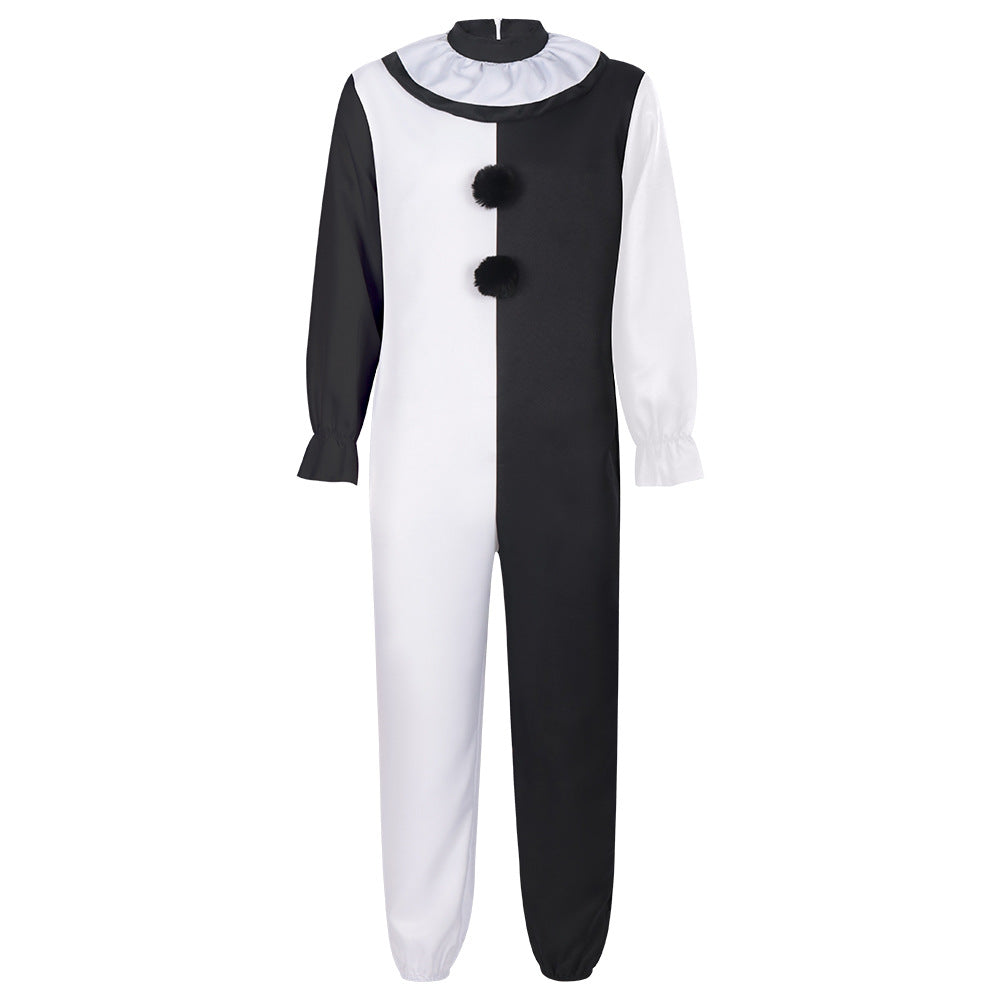 Spooky Halloween Christmas Killer Clown Cosplay Costume Set - Halloweez