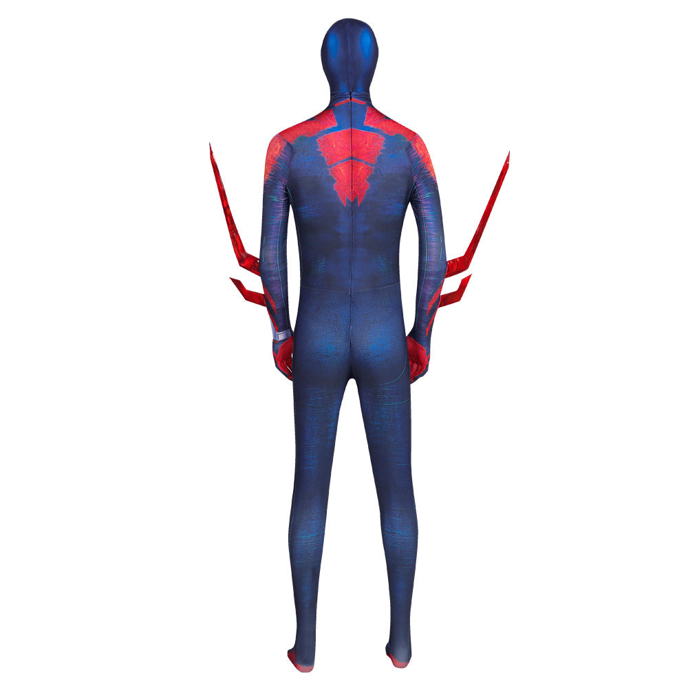 Spider-Man 2099 Cosplay Suit - Across the Universe Jumpsuit Full Set for Halloween - Halloweez