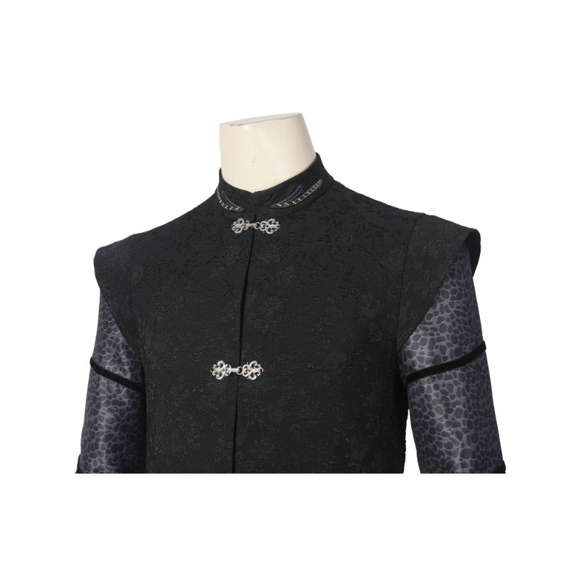Halloweez House of Dragon Daemon Targaryen Cosplay Costume - Halloween Black Suit - Halloweez