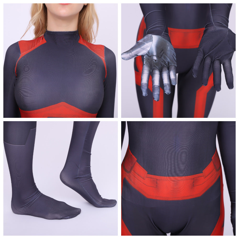 Misty-Knight Cosplay Costume - League of Legends Game Character Stage Jumpsuit - Halloweez