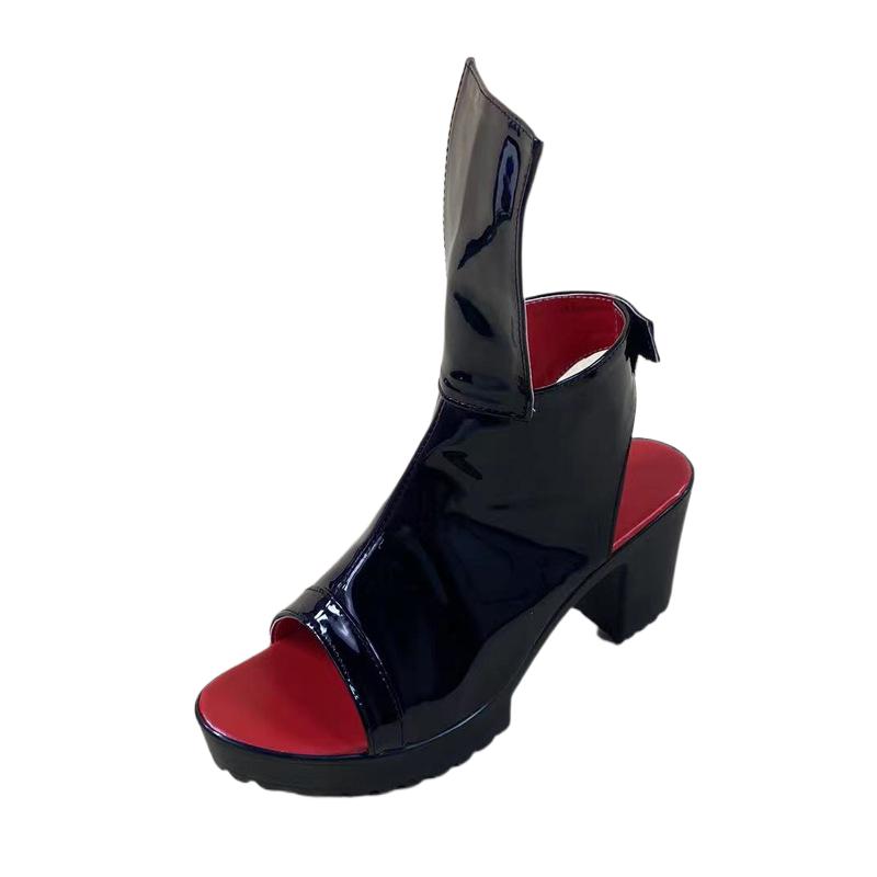 Goddess of Victory Nikke Scarlet Shadow Cos Shoes for 2D Anime Convention Performance - Halloweez