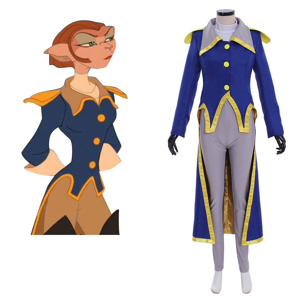 Captain Amelia Cosplay Costume | Treasure Planet Anime - Coscosmos