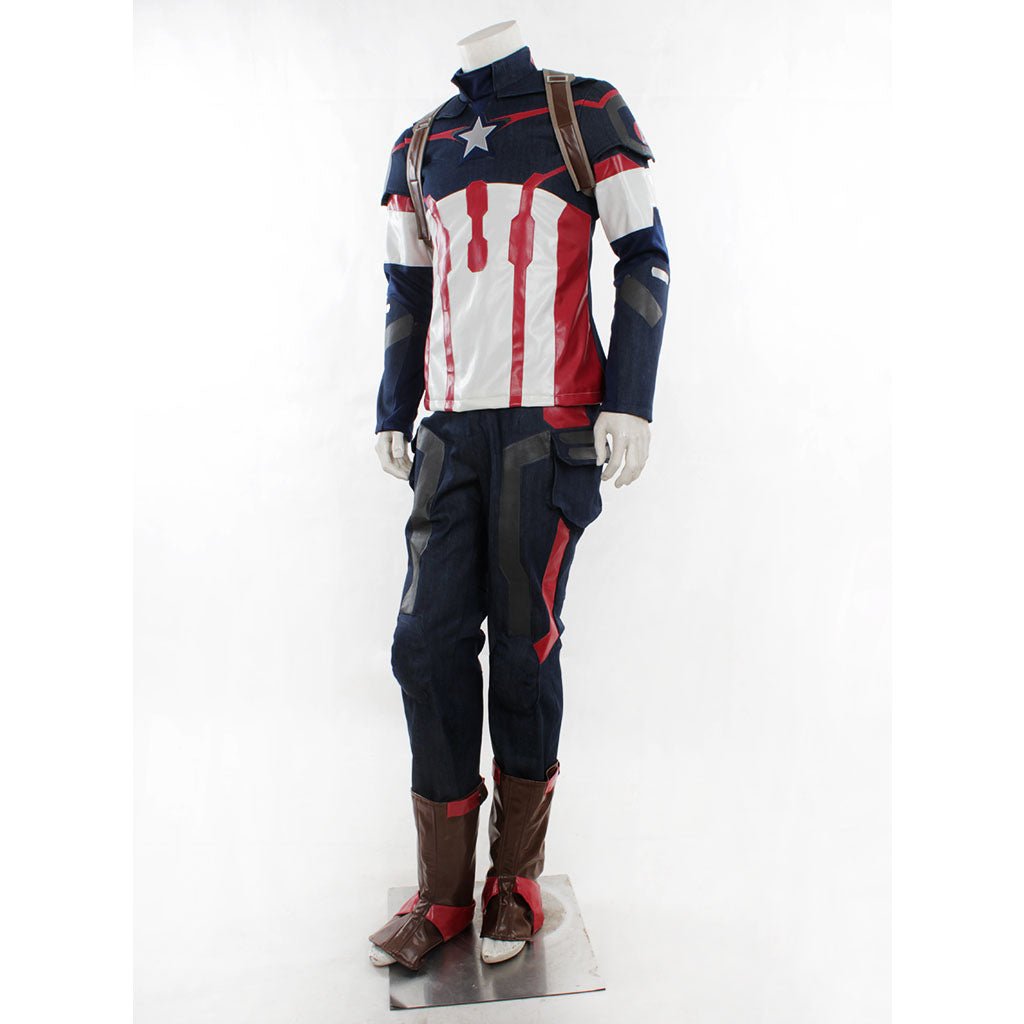 Captain America Cosplay Costume New - Coscosmos