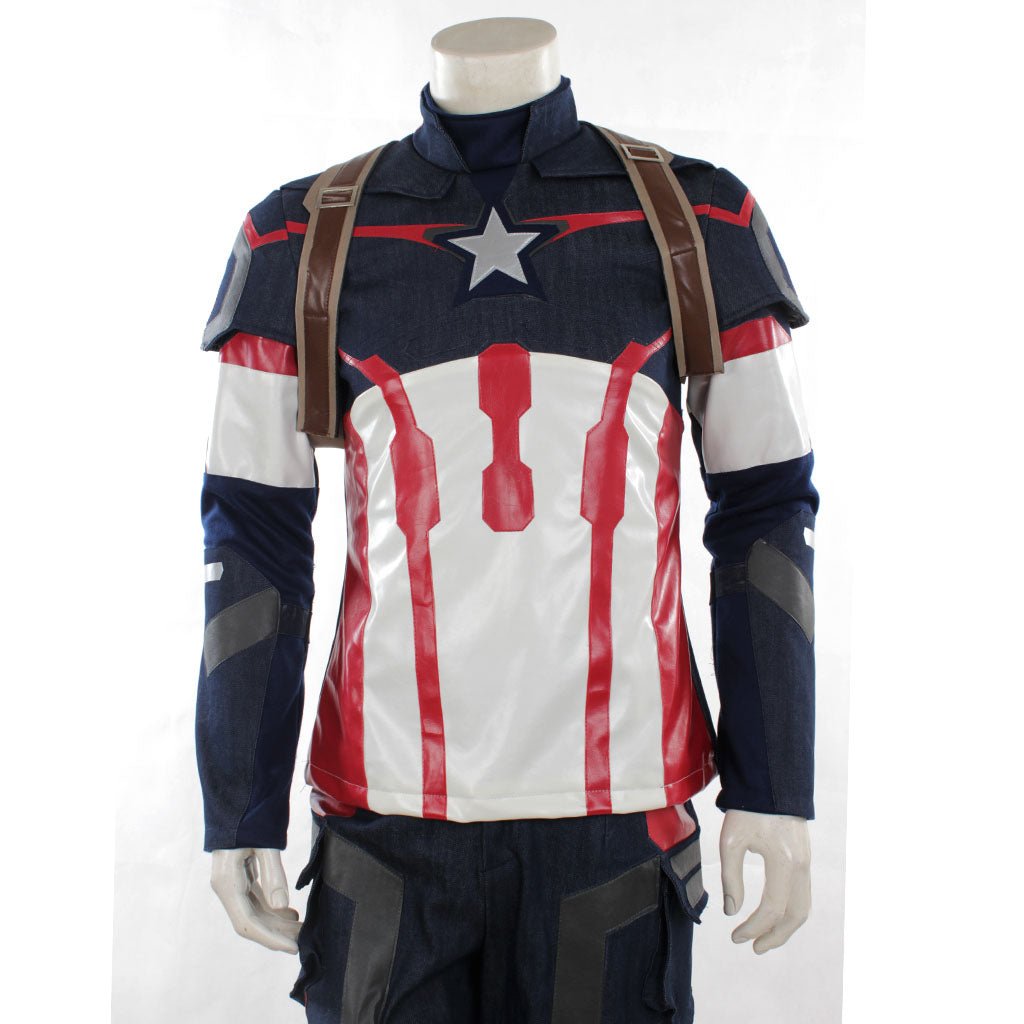 Captain America Cosplay Costume New - Coscosmos