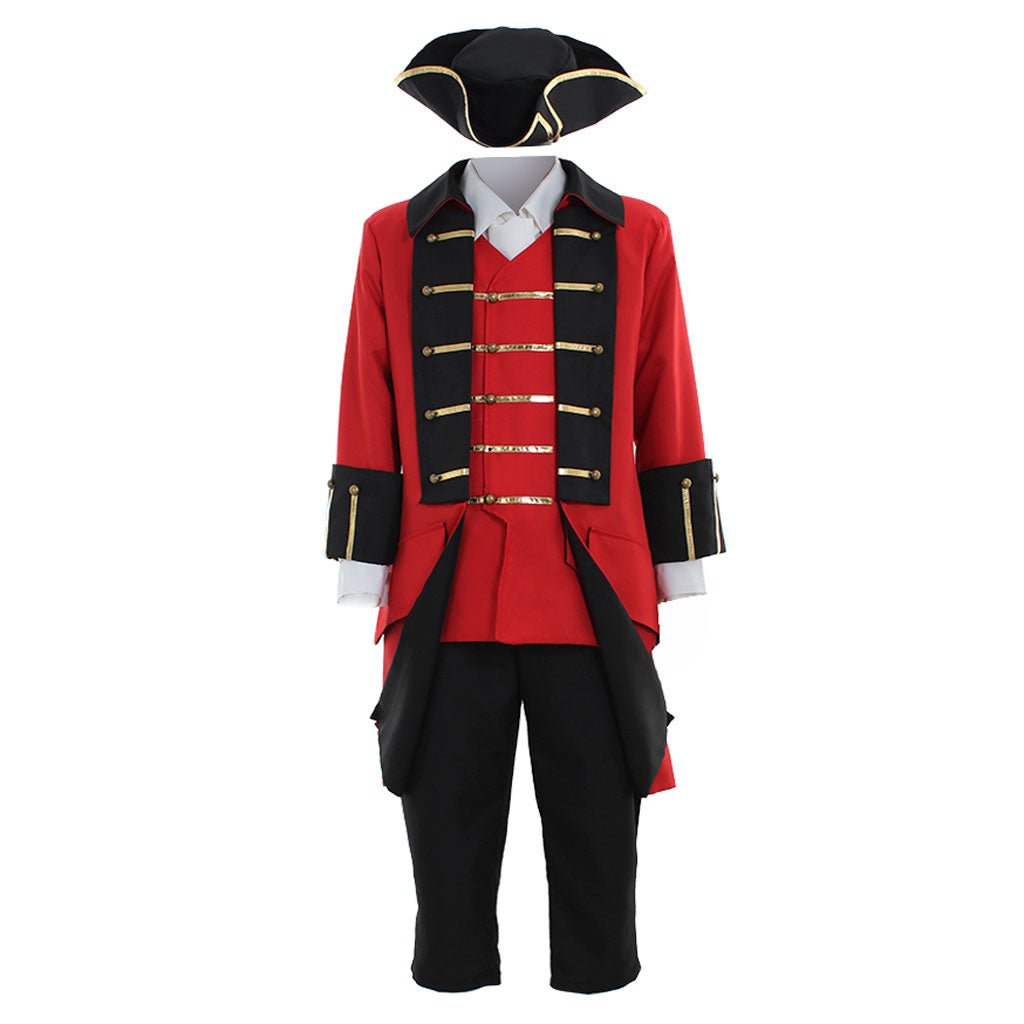 Captain Hook Costume | Halloween Pirate Captain - Coscosmos