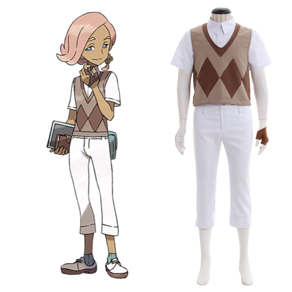 Captain Ilima Cosplay Costume – Pokémon Sun and Moon Anime Character Outfit - Coscosmos