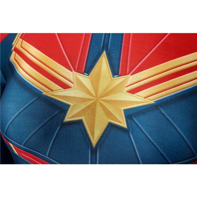 Captain Marvel Digital Printed Cosplay Costume for Fans - Coscosmos