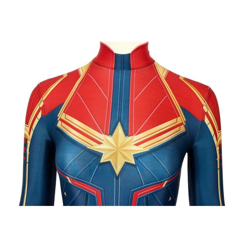 Captain Marvel Digital Printed Cosplay Costume for Fans - Coscosmos