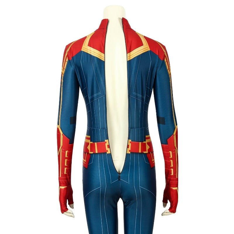 Captain Marvel Digital Printed Cosplay Costume for Fans - Coscosmos