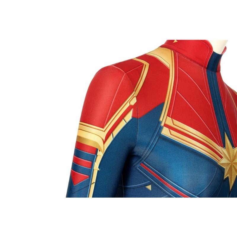 Captain Marvel Digital Printed Cosplay Costume for Fans - Coscosmos