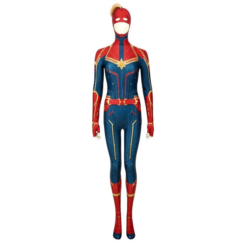 Captain Marvel Digital Printed Cosplay Costume for Fans - Coscosmos