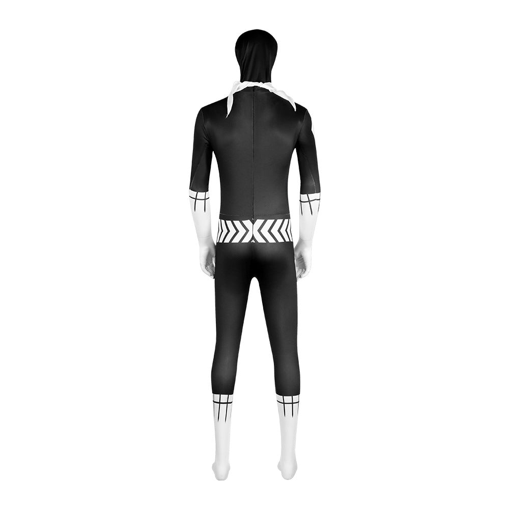 Team Big Disqualification Monster Fighter D Cosplay Costume - Halloween Funny Tight Jumpsuit