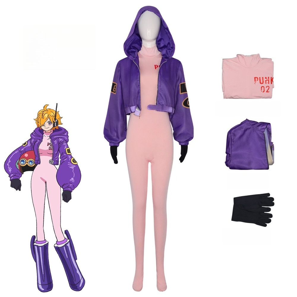 One Piece Egghead Arc Lilith Cosplay Costume Dr. Vegapunk Punk-02 Outfit - Halloweez