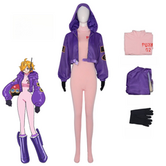 One Piece Egghead Arc Lilith Cosplay Costume Dr. Vegapunk Punk-02 Outfit - Halloweez