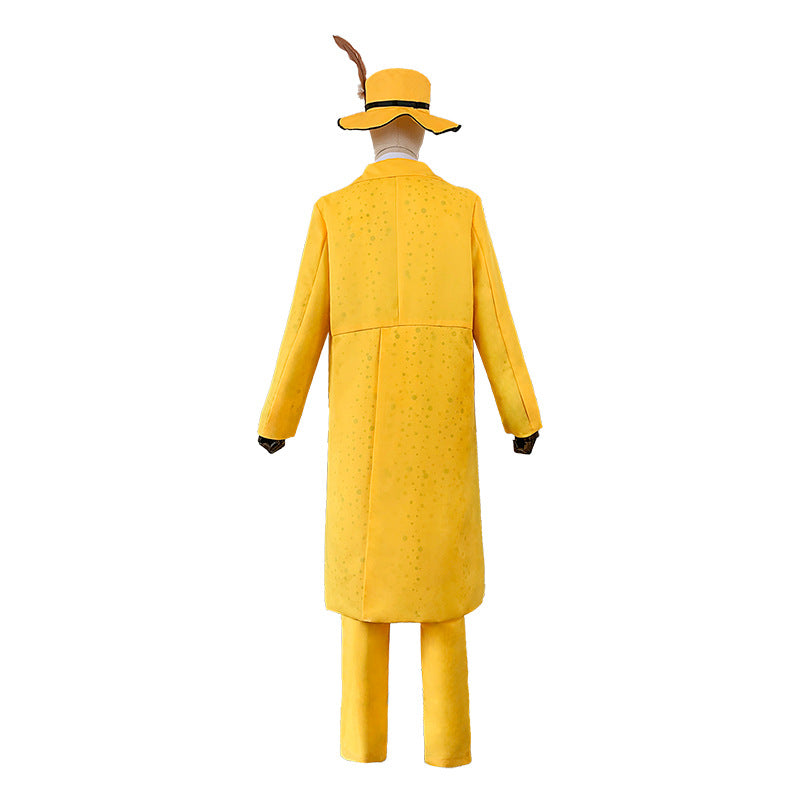 The Mask Jim Carrey Cosplay Costume Green Suit Halloween Outfit