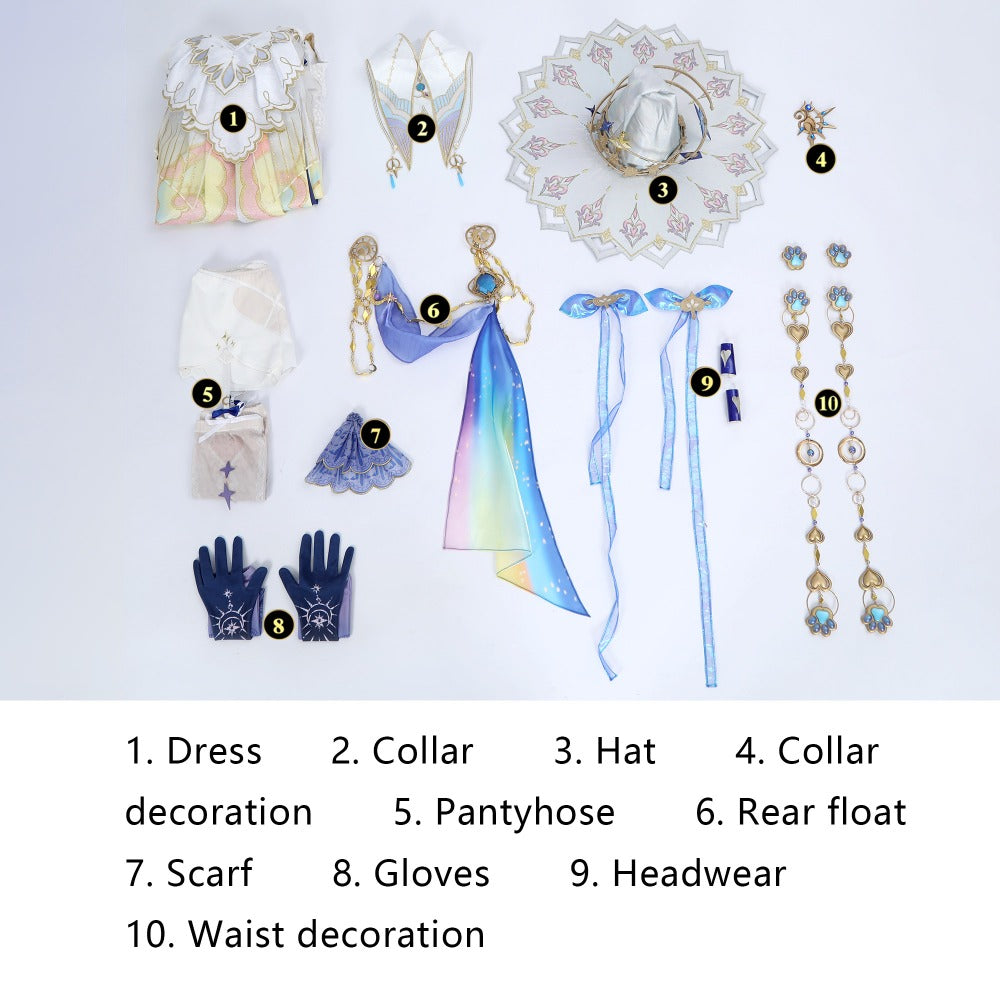 Naraka: Bladepoint Shen Miao Cosplay Costume - High Quality Game Character Outfit - Halloweez