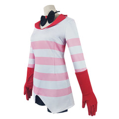 ANGEL DUST cosplay costume for HELLUVA BOSS Halloween performance - Premium Quality Cosplay Outfit - Halloweez