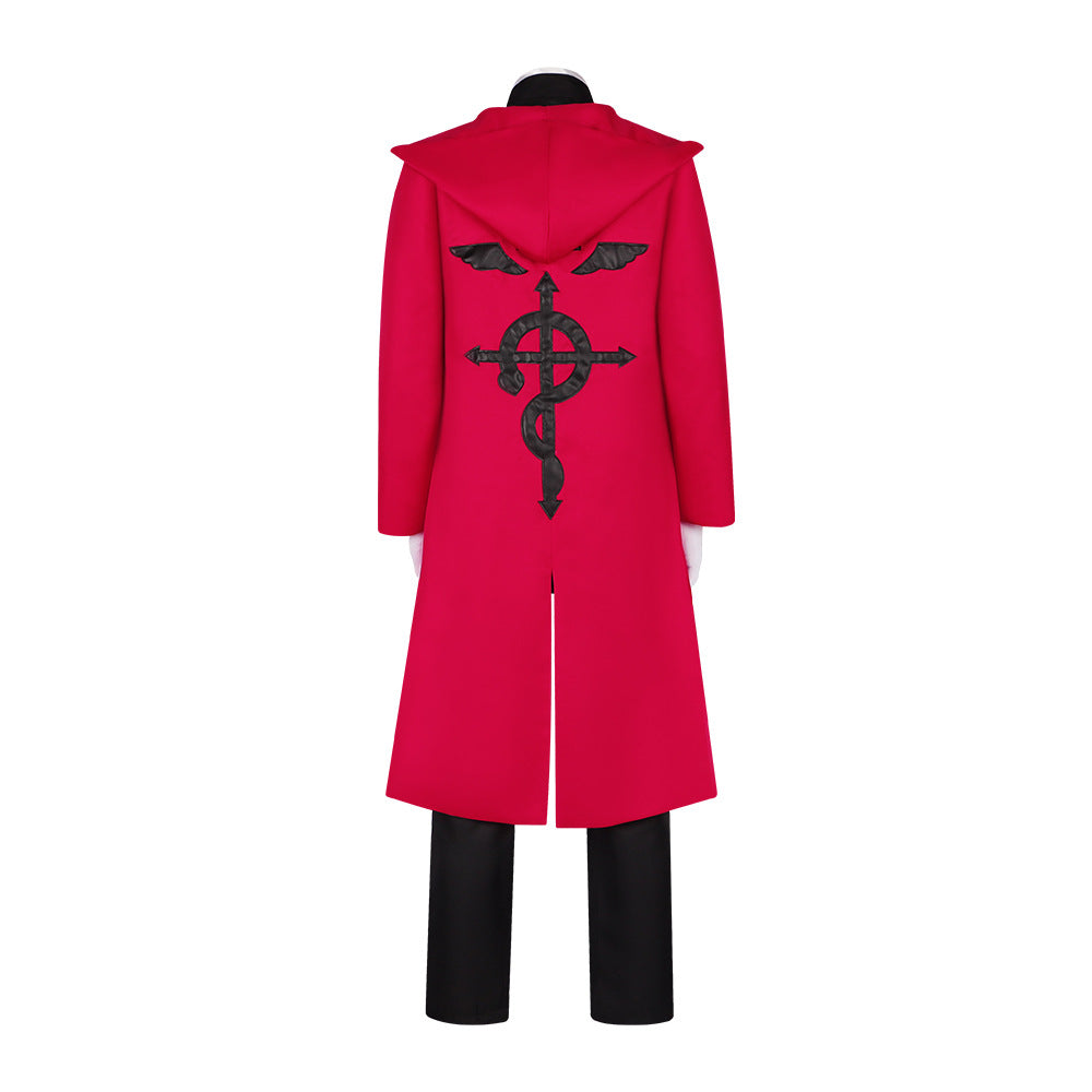 "Fullmetal Alchemist Edward Elric cosplay costume - movie-style anime role-playing outfit." - Halloweez